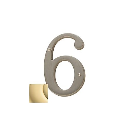 Baldwin Estate Unlacquered Brass House Numbers 90676.031.CD