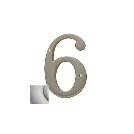 Baldwin Estate Lifetime Satin Nickel House Numbers 90676.056.CD