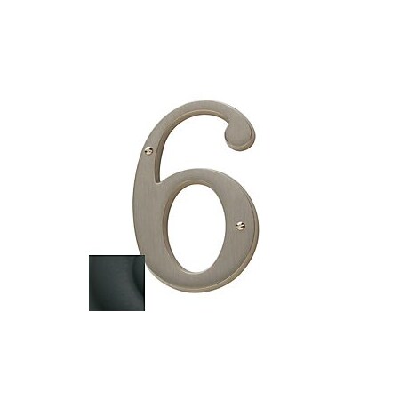 Baldwin Estate Satin Black House Numbers 90676.190.CD
