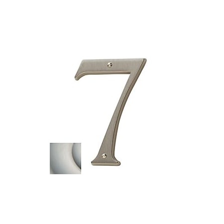 Baldwin Estate Lifetime Satin Nickel House Numbers 90677.056.CD