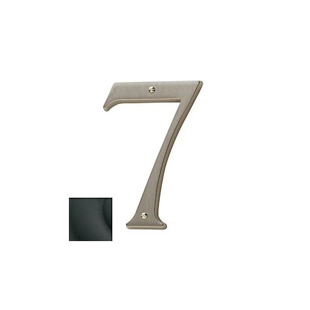 Baldwin Estate Satin Black House Numbers 90677.190.CD