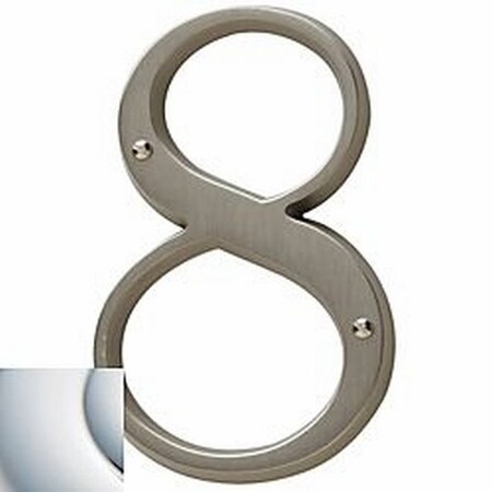 Baldwin Estate Bright Chrome House Numbers 90678.260.CD