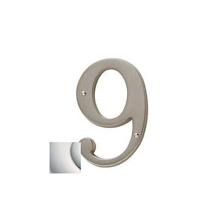 Baldwin Estate Lifetime Bright Nickel House Numbers 90679.055.CD