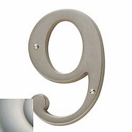 Baldwin Estate Lifetime Satin Nickel House Numbers 90679.056.CD
