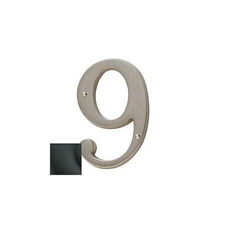 Baldwin Estate Satin Black House Numbers 90679.190.CD