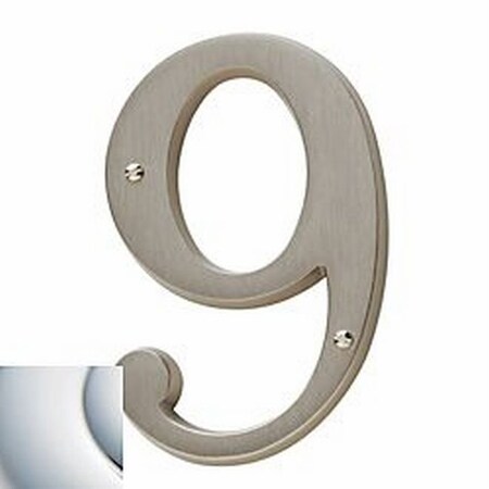 Baldwin Estate Bright Chrome House Numbers 90679.260.CD