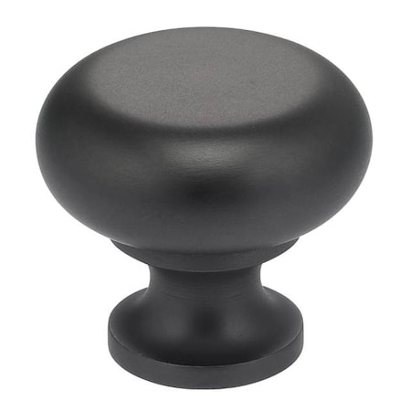 Omnia Round Cabinet Knob Oil Rubbed Bronze 1-7/32" 9100/31.10B