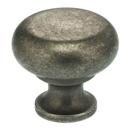 Omnia Round Cabinet Knob Vintage Iron 1-7/32" 9100/31.VI