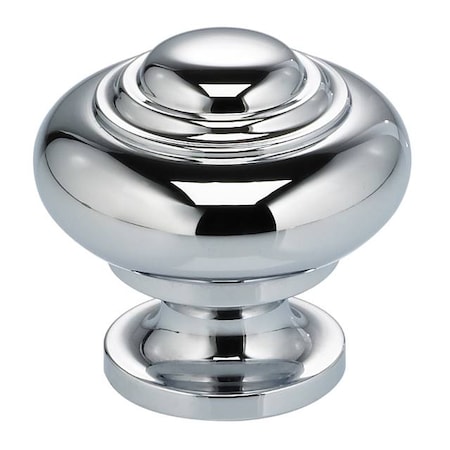 Omnia Classic Cabinet Knob Bright Chrome 1-3/16" 9102/30.26