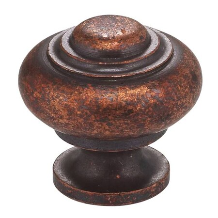 Omnia Classic Cabinet Knob Vintage Copper 1-3/16" 9102/30.VC