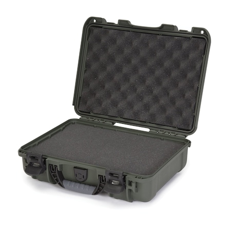 Nanuk Cases Case with Foam, Olive, 910S-010OL-0A0 910S-010OL-0A0