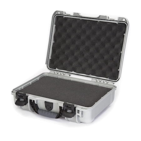 Nanuk Cases Case with Foam, Silver, 910S-010SV-0A0 910S-010SV-0A0