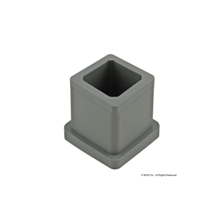 80/20 End Cap - Gray 9110