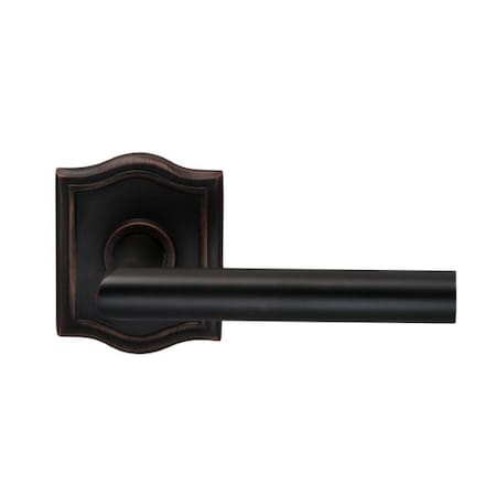 Omnia Lever Arched Rose Priv Lever 2-3/4" BS T Strike Tuscan Bronze 912 912AR/234T.PRTB