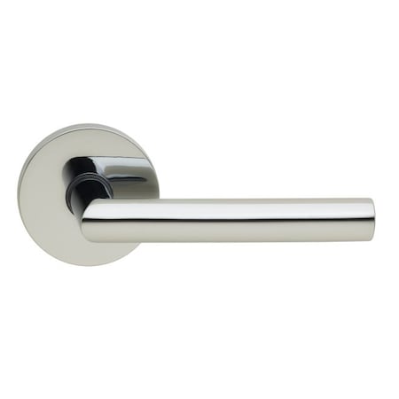 Omnia Lever Modern Rose Pass Lever 2-3/4" BS T Strike Bright Chrome 912 912MD/234T.PA26