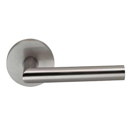 Omnia Lever Modern Rose Priv Lever 2-3/8" BS T Strike Satin Nickel 912 912MD/238T.PR15