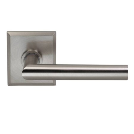 Omnia Lever with Rectangular Rose Dummy Pair Lever Satin Nickel 912 912RT/0.PD15