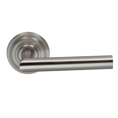 Omnia LVR Traditional Rose Priv LVR 2-3/8" BS Full Lip Satin Nickel 912 912TD/238F.PR15
