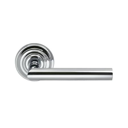 Omnia Lever Traditional Rose Pass Lever 2-3/8" BS T Strike Bright Chrome 912 912TD/238T.PA26