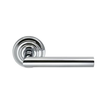 Omnia Lever Traditional Rose Priv Lever 2-3/8" BS T Strike Bright Chrome 912 912TD/238T.PR26