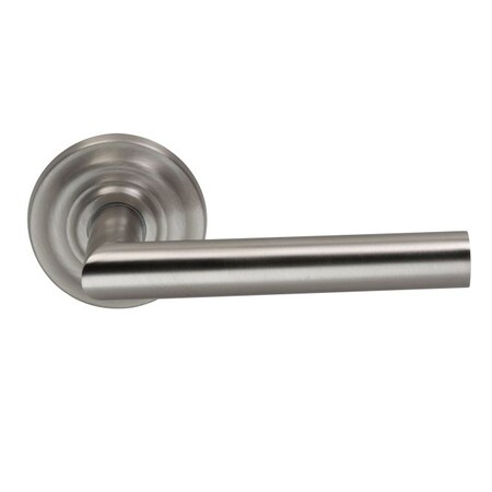 Omnia Lever Traditional Rose Priv Lever 2-3/4" BS T Strike Satin Nickel 912 912TD/234T.PR15
