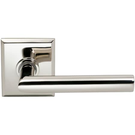 Omnia Right Hand 912 Lever Rectangular Rose Single Dummy Lever Bright Brass 912RT.3SDRH