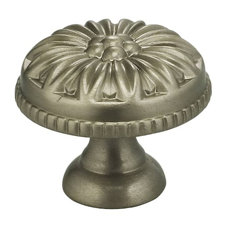 Omnia Floral Cabinet Knob Satin Nickel 1-3/16" 9130/30.15