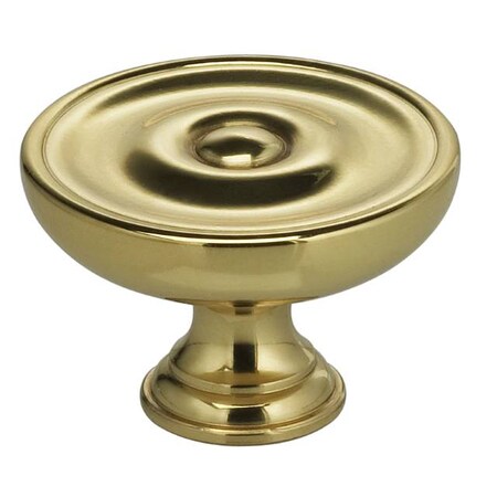 Omnia Bowl Cabinet Knob Bright Brass 1-3/16" 9136/30.3