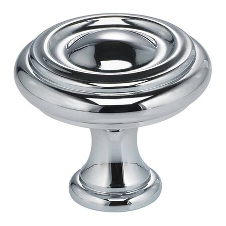 Omnia Classic Cabinet Knob Bright Chrome 1-3/16" 9141/30.26