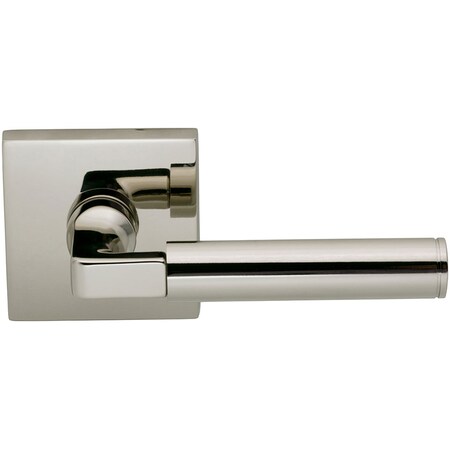 Omnia Lever Square Rose Priv 2-3/4" BS T 1-3/8" Doors Bright Chrome 914 914S.26PR234BS