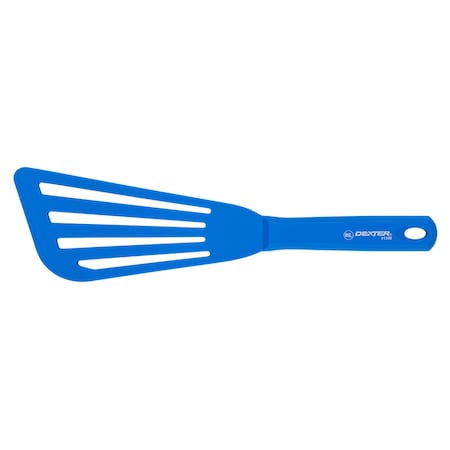 Dexter-Russell (91508) 11" Silicone Fish Turner with Cool Blue - High Heat Handle