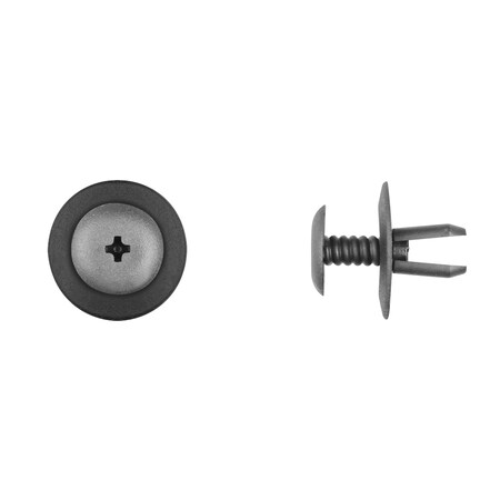 Disco Blk Nyln Push Type Ret 9mm Sq Hole 13mm Stem L PK25 9154PK