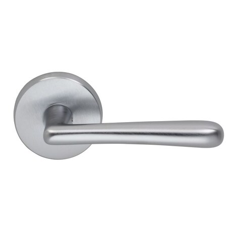 Omnia Lever Passage 2-3/4" Backset, T Strike, 1-3/8" Doors Satin Chrome 915 915/00A.PA3