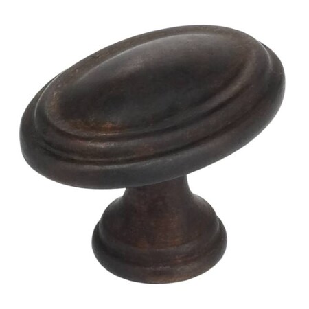 Omnia Oval Cabinet Knob Vintage Brass 1-3/16" 9163/30.VB