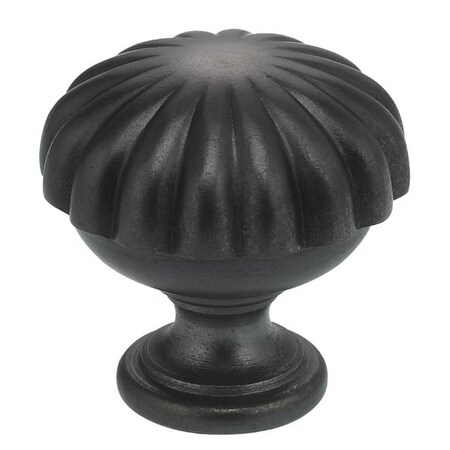 Omnia Melon Cabinet Knob Oil Rubbed Bronze 1-3/16" 9168/30.10B