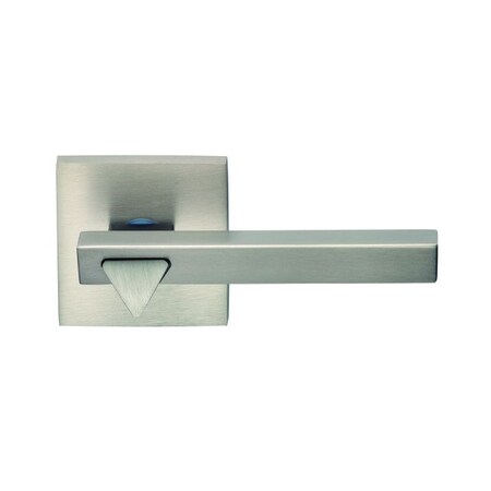 Omnia Lever with Square Rose Left Hand Single Dummy Satin Nickel 916 916S/01.SD15