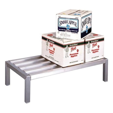 Lakeside 24"W x 60"L x 8"H Alum. Dunnage Rack 9172
