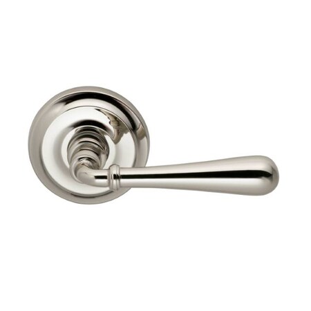 Omnia Lever 2-5/8" Rose Priv 2-3/8" BS T 1-3/4" Doors Bright Nickel 918 918/00B.PR14