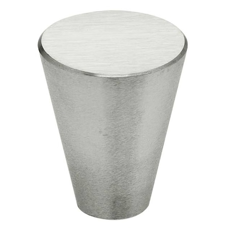 Omnia Cone Cabinet Knob Satin Stainless Steel 15/16" 9181/24.32D