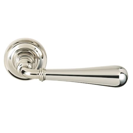 Omnia Lever 1-3/4" Rose Pass 2-3/8" BS T 1-3/4" Doors Bright Chrome 918 918/45B.PA2