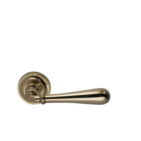 Omnia Lever with 1-3/4" Rose Single Dummy Unlacquered Bright Brass 918 918/45.SD3A