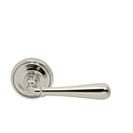 Omnia Lever 2-3/16" Rose Pass 2-3/8" BS T 1-3/4" Doors Bright Nickel 918 918/55B.PA14