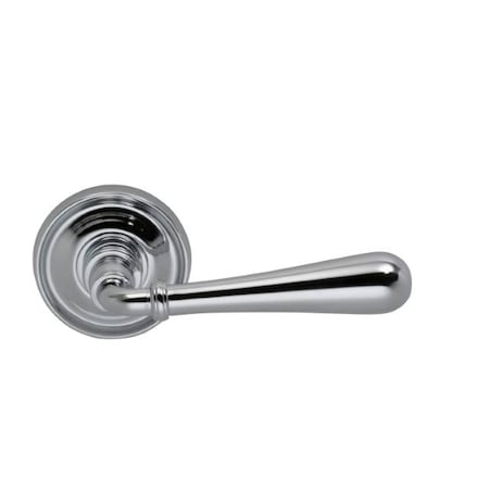 Omnia Lever 2-3/16" Rose Pass 2-3/4" BS T 1-3/4" Doors Bright Chrome 918 918/55C.PA2