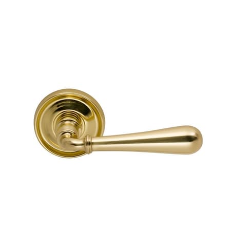 Omnia Lever 2-3/16" Rose Pass 2-3/4" BS T 1-3/8" Doors Bright Brass 918 918/55A.PA1