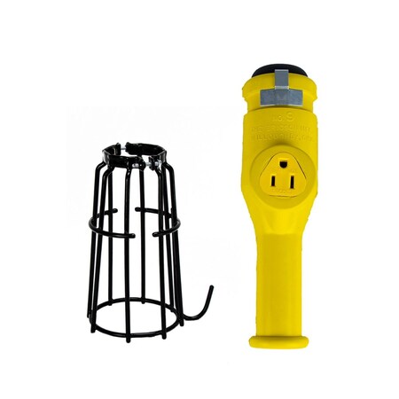 Ericson HANDLAMP 9 W/5-15 SIDE OUTLET LED W/SWI 919-SI