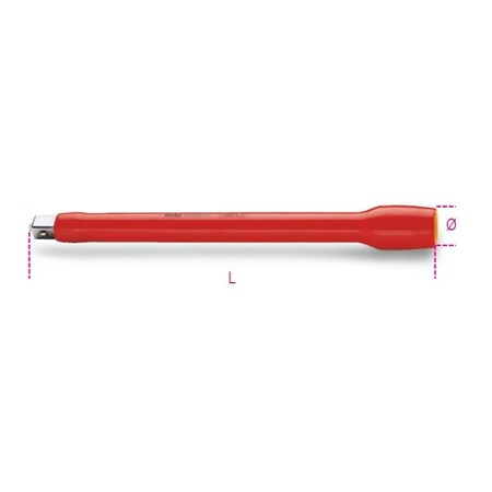 Beta Extension Bar, 1/2" Square Drive 009200805