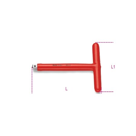 Beta T-Handle, 1/2" Square Drive 009200807