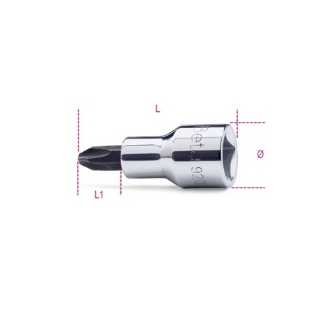 Beta 1/2" Drive, 1mm Metric Socket 009200471