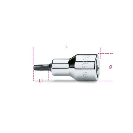 Beta 1/2" Drive, T20 SAE Socket 009200370
