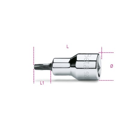 Beta 1/2" Drive, T40 Metric Socket 009200524